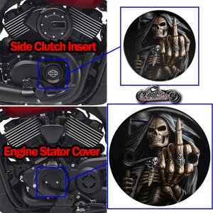 Harley Davidson XG500/XG750 2 PC Set Reaper Middle Finger Color