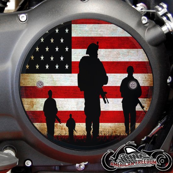 Victory Derby Cover - Military Silhouettes