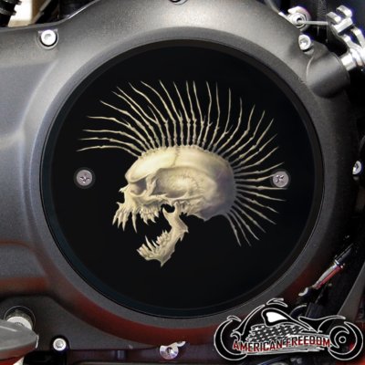 Victory Derby Cover - Mohawk Skull