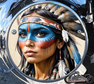 Custom Derby Cover - Native Beauty