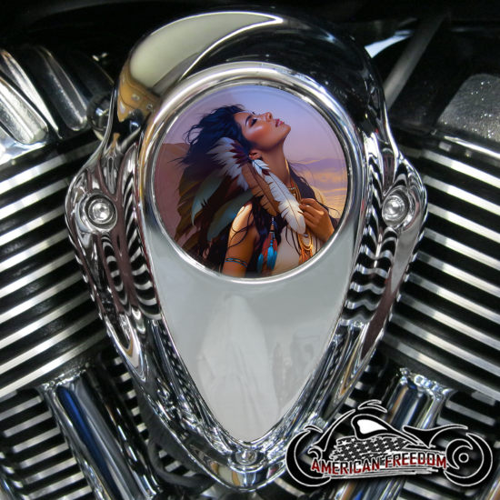 Indian Thunder Stroke Horn Insert - Native Sunset Woman
