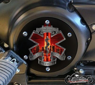 SUZUKI M109R Derby/Engine Cover - Never Forget EMS 9/11