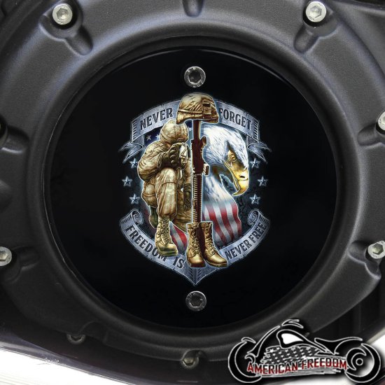 Indian Scout Derby Cover - Never Forget Freedom