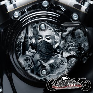 Harley Davidson VVT Cam Housing Unit - Marilyn (B&W)