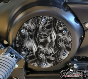 SUZUKI M109R Derby/Engine Cover - No Evil Skulls