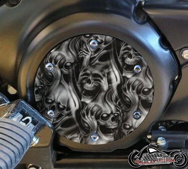 SUZUKI M109R Derby/Engine Cover - No Evil Skulls