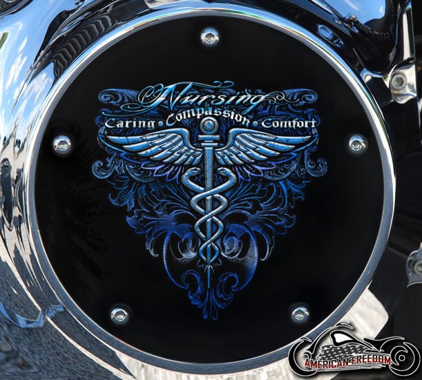 Custom Derby Cover - EMS Nurse Compassion