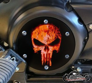 SUZUKI M109R Derby/Engine Cover - Orange Punisher