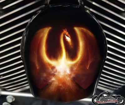 Custom Horn Cover - Phoenix