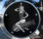 Custom Timing Cover - Pin Up Blond Bomber Girl On Bomb