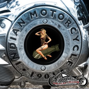 Indian Motorcycles Thunder Stroke Derby Insert - Bomber Pin Up