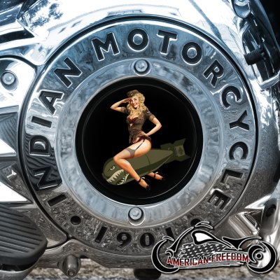 Indian Motorcycles Thunder Stroke Derby Insert - Bomber Pin Up