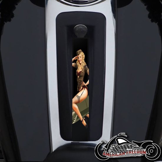 Harley Ultra Limited Dash Insert - Pin Up Bomber