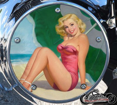 Custom Derby Cover - Pin Up Umbrella