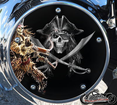 Custom Derby Cover - Pirates