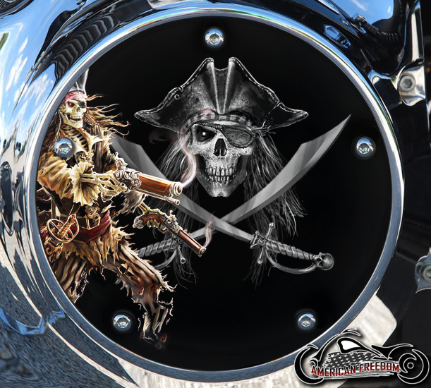 Custom Derby Cover - Pirates