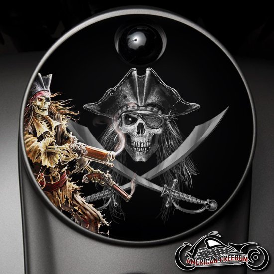 Custom Fuel Door - Pirates