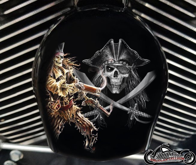 Custom Horn Cover - Pirates