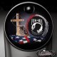 Custom Fuel Door - POW MIA Boots And Flag