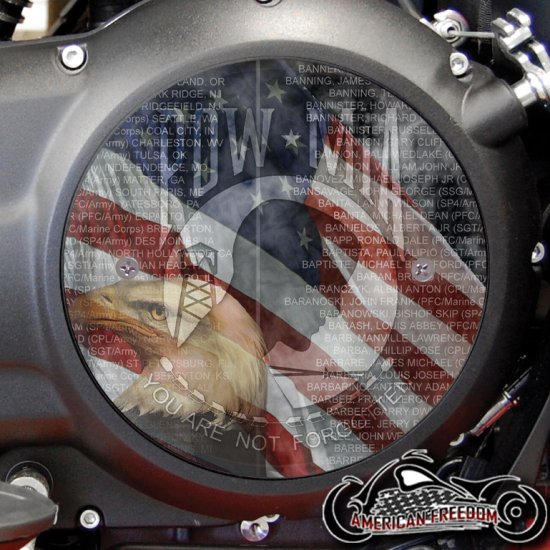 Victory Derby Cover - Flag Faded POW MIA