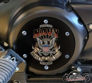 SUZUKI M109R Derby/Engine Cover - Proud Navy