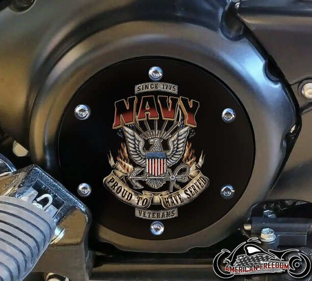 SUZUKI M109R Derby/Engine Cover - Proud Navy