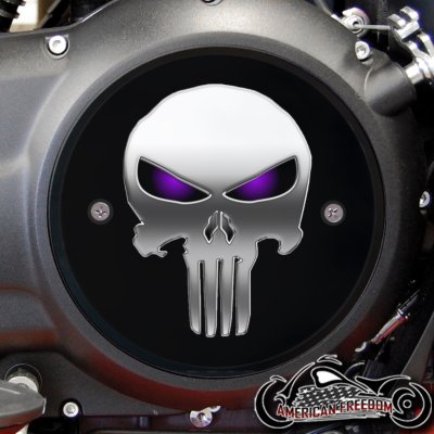 Victory Derby Cover - Punisher Purple Glowing Eyes