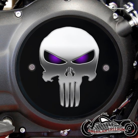 Victory Derby Cover - Punisher Purple Glowing Eyes