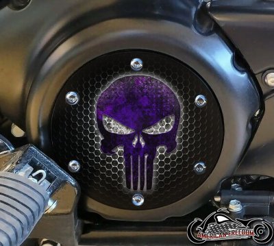 SUZUKI M109R Derby/Engine Cover - Punisher Grille (Purple)