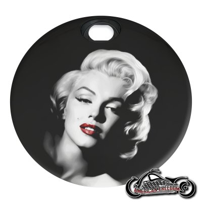 Custom Fuel Door - Marilyn Red Lipstick