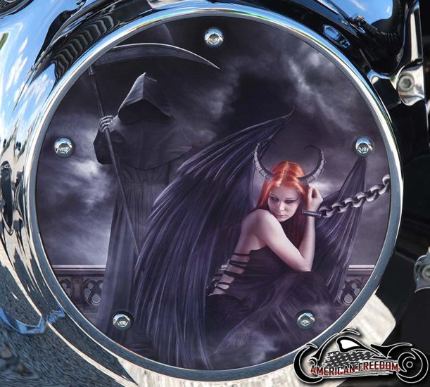 Custom Derby Cover - Reaper And Demon