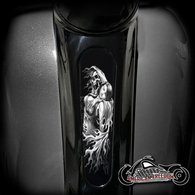 Harley 8 Inch Dash Insert - Reaper Lover