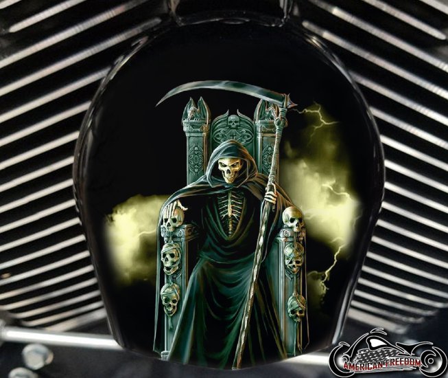 Custom Horn Cover - Lightning Reaper