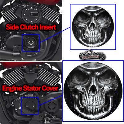 Harley Davidson XG500/XG750 2 Piece Set Reaper B/W