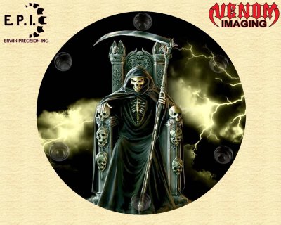 SUZUKI M109R Derby/Engine Cover - Reaper Lightning Throne