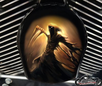 Custom Horn Cover - Reaper Dance