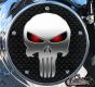 Custom Derby Cover - Punisher Red Eyes CF