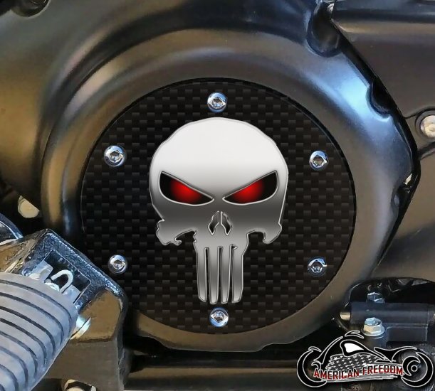 SUZUKI M109R Derby/Engine Cover - Punisher Red Eyes