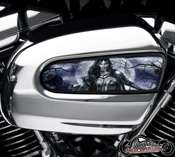 Harley Davidson Wedge Air Cleaner Insert - Red Lips Moon