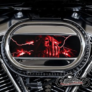 Harley Davidson M8 Ventilator Insert - MF Reaper Lightning Red