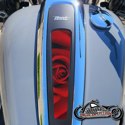 Harley 2021+ Street & Road Glide Dash Insert - Rose Red