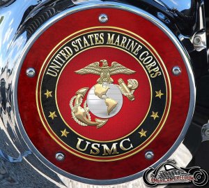Custom Derby Cover - USMC 2