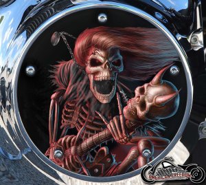 Custom Derby Cover - Reaper Bone Guitar