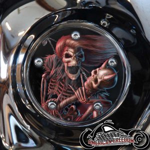 Custom Timing Cover - Reaper Bone Guitar