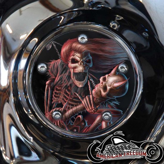 Custom Timing Cover - Reaper Bone Guitar