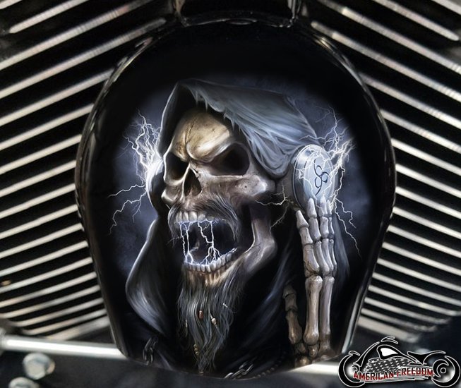 Custom Horn Cover - Reaper Headphones