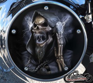 Custom Derby Cover - Reaper Headphones