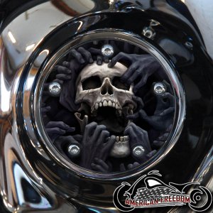 Custom Timing Cover - Skull Torn Apart
