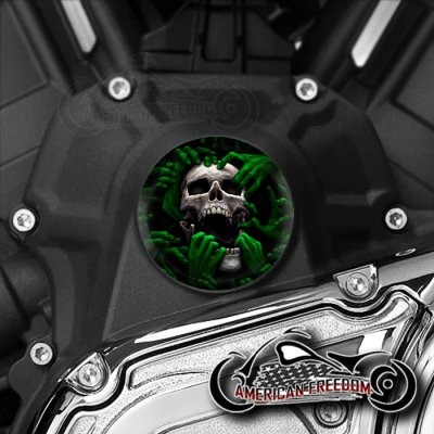 Indian Challenger Pursuit Water Pump Insert - Torn Apart Green