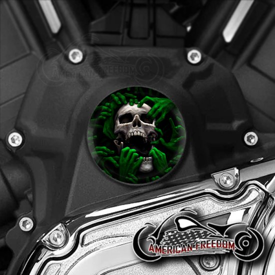 Indian Challenger Pursuit Water Pump Insert - Torn Apart Green